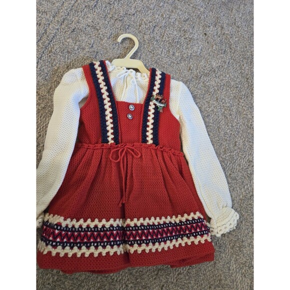 Vintage German Girl Original Tyrolean Dirndl Traditional Costume Octoberfest 2 - Picture 1 of 15